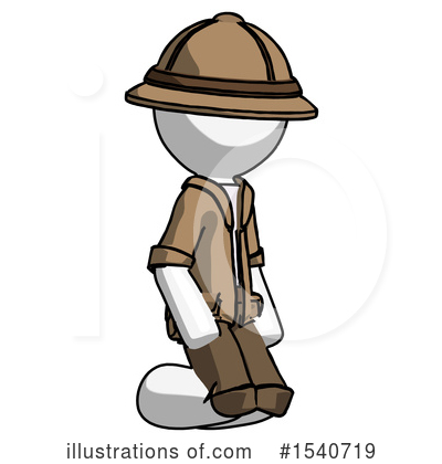 Royalty-Free (RF) White Design Mascot Clipart Illustration by Leo Blanchette - Stock Sample #1540719