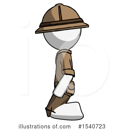 Royalty-Free (RF) White Design Mascot Clipart Illustration by Leo Blanchette - Stock Sample #1540723