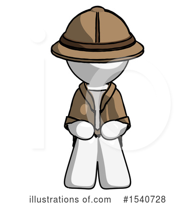 Royalty-Free (RF) White Design Mascot Clipart Illustration by Leo Blanchette - Stock Sample #1540728