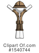 White Design Mascot Clipart #1540744 by Leo Blanchette