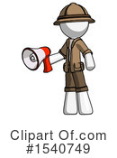 White Design Mascot Clipart #1540749 by Leo Blanchette