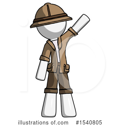 Royalty-Free (RF) White Design Mascot Clipart Illustration by Leo Blanchette - Stock Sample #1540805