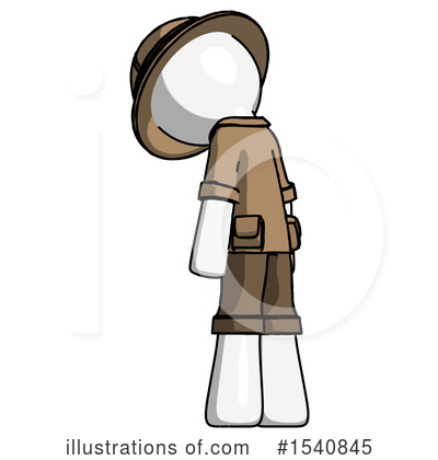 Royalty-Free (RF) White Design Mascot Clipart Illustration by Leo Blanchette - Stock Sample #1540845