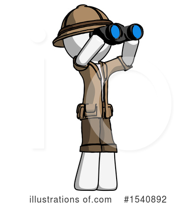 Royalty-Free (RF) White Design Mascot Clipart Illustration by Leo Blanchette - Stock Sample #1540892