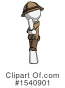 White Design Mascot Clipart #1540901 by Leo Blanchette