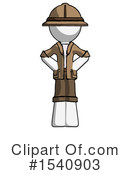 White Design Mascot Clipart #1540903 by Leo Blanchette