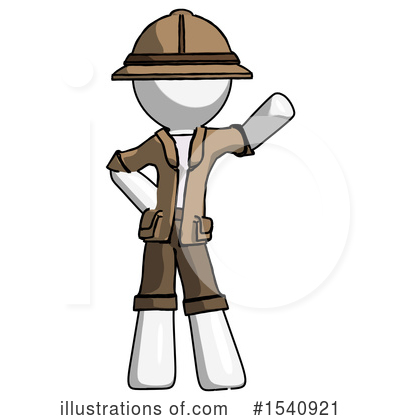 Royalty-Free (RF) White Design Mascot Clipart Illustration by Leo Blanchette - Stock Sample #1540921
