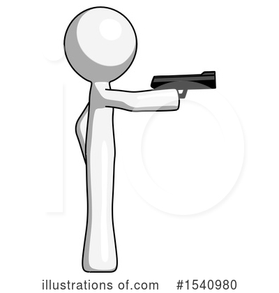 Royalty-Free (RF) White Design Mascot Clipart Illustration by Leo Blanchette - Stock Sample #1540980