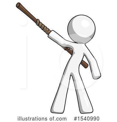 Royalty-Free (RF) White Design Mascot Clipart Illustration by Leo Blanchette - Stock Sample #1540990