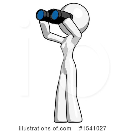 Royalty-Free (RF) White Design Mascot Clipart Illustration by Leo Blanchette - Stock Sample #1541027