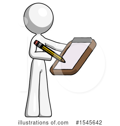 Royalty-Free (RF) White Design Mascot Clipart Illustration by Leo Blanchette - Stock Sample #1545642