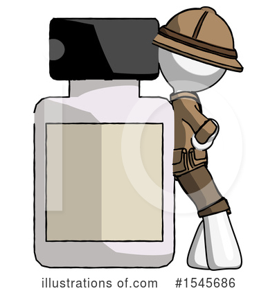 Royalty-Free (RF) White Design Mascot Clipart Illustration by Leo Blanchette - Stock Sample #1545686