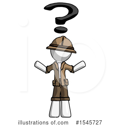 Royalty-Free (RF) White Design Mascot Clipart Illustration by Leo Blanchette - Stock Sample #1545727