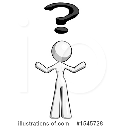 Royalty-Free (RF) White Design Mascot Clipart Illustration by Leo Blanchette - Stock Sample #1545728
