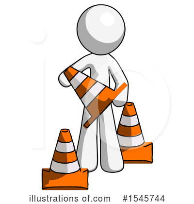 Royalty-Free (RF) White Design Mascot Clipart Illustration by Leo Blanchette - Stock Sample #1545744