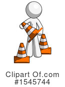White Design Mascot Clipart #1545744 by Leo Blanchette