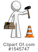 White Design Mascot Clipart #1545747 by Leo Blanchette