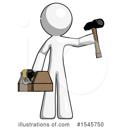 Royalty-Free (RF) White Design Mascot Clipart Illustration by Leo Blanchette - Stock Sample #1545750