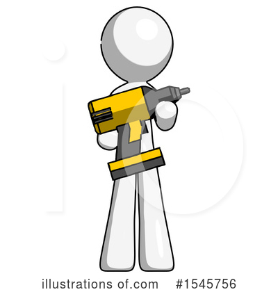 Royalty-Free (RF) White Design Mascot Clipart Illustration by Leo Blanchette - Stock Sample #1545756