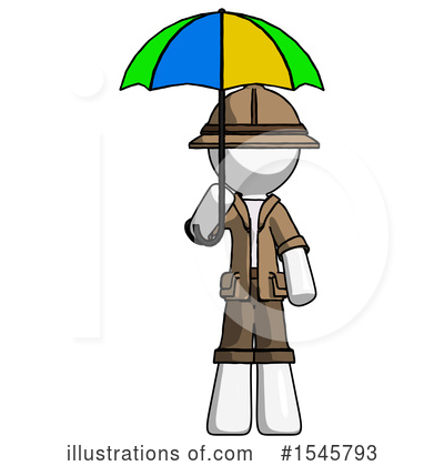 Royalty-Free (RF) White Design Mascot Clipart Illustration by Leo Blanchette - Stock Sample #1545793