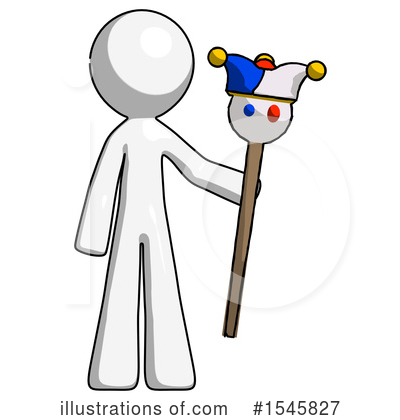 Royalty-Free (RF) White Design Mascot Clipart Illustration by Leo Blanchette - Stock Sample #1545827