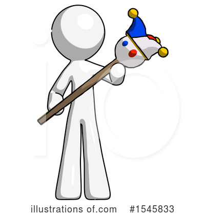 Royalty-Free (RF) White Design Mascot Clipart Illustration by Leo Blanchette - Stock Sample #1545833