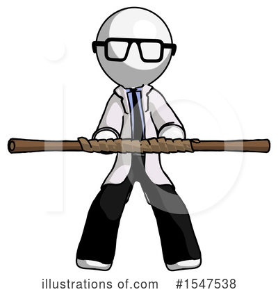 Royalty-Free (RF) White Design Mascot Clipart Illustration by Leo Blanchette - Stock Sample #1547538