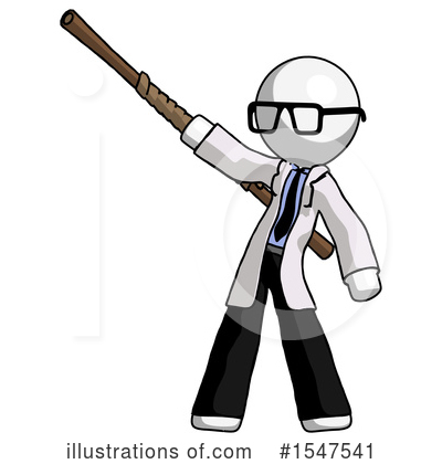 Royalty-Free (RF) White Design Mascot Clipart Illustration by Leo Blanchette - Stock Sample #1547541
