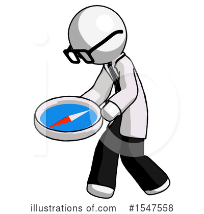 Royalty-Free (RF) White Design Mascot Clipart Illustration by Leo Blanchette - Stock Sample #1547558