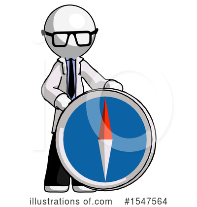 Royalty-Free (RF) White Design Mascot Clipart Illustration by Leo Blanchette - Stock Sample #1547564