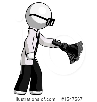 Royalty-Free (RF) White Design Mascot Clipart Illustration by Leo Blanchette - Stock Sample #1547567