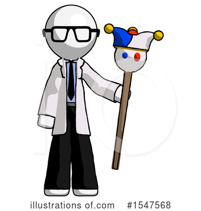 Royalty-Free (RF) White Design Mascot Clipart Illustration by Leo Blanchette - Stock Sample #1547568