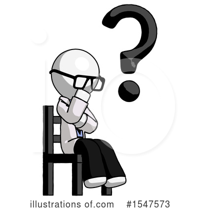 Royalty-Free (RF) White Design Mascot Clipart Illustration by Leo Blanchette - Stock Sample #1547573