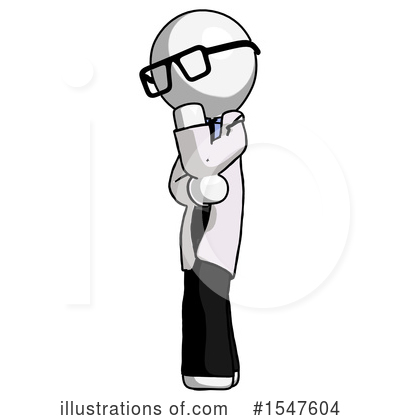 Royalty-Free (RF) White Design Mascot Clipart Illustration by Leo Blanchette - Stock Sample #1547604