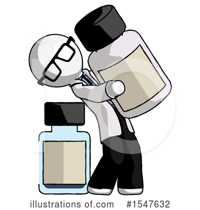 Royalty-Free (RF) White Design Mascot Clipart Illustration by Leo Blanchette - Stock Sample #1547632