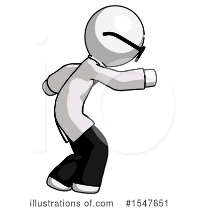 Royalty-Free (RF) White Design Mascot Clipart Illustration by Leo Blanchette - Stock Sample #1547651