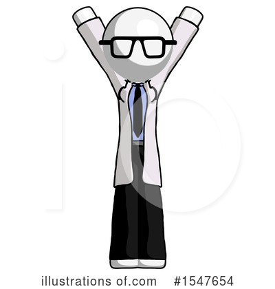 Royalty-Free (RF) White Design Mascot Clipart Illustration by Leo Blanchette - Stock Sample #1547654