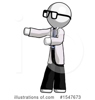Royalty-Free (RF) White Design Mascot Clipart Illustration by Leo Blanchette - Stock Sample #1547673
