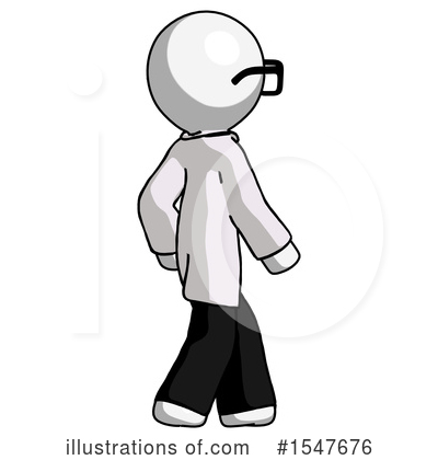 Royalty-Free (RF) White Design Mascot Clipart Illustration by Leo Blanchette - Stock Sample #1547676