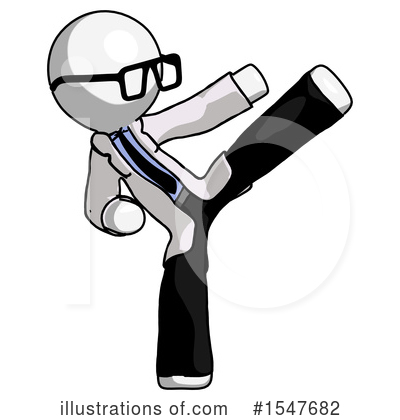 Royalty-Free (RF) White Design Mascot Clipart Illustration by Leo Blanchette - Stock Sample #1547682