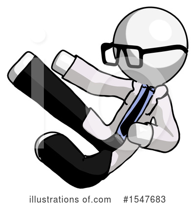 Royalty-Free (RF) White Design Mascot Clipart Illustration by Leo Blanchette - Stock Sample #1547683
