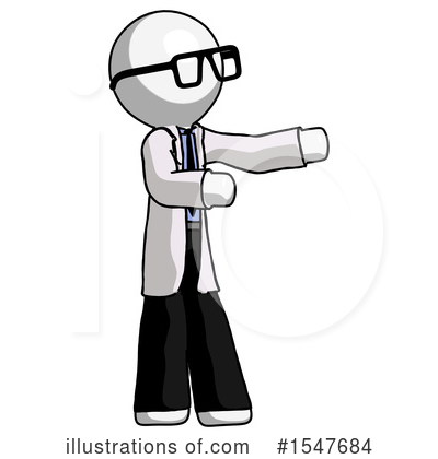 Royalty-Free (RF) White Design Mascot Clipart Illustration by Leo Blanchette - Stock Sample #1547684