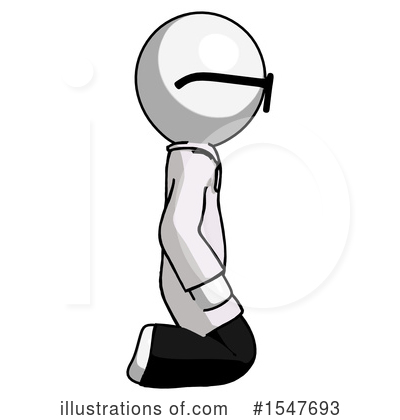 Royalty-Free (RF) White Design Mascot Clipart Illustration by Leo Blanchette - Stock Sample #1547693