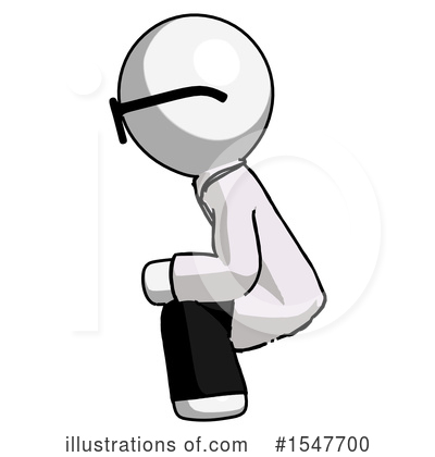 Royalty-Free (RF) White Design Mascot Clipart Illustration by Leo Blanchette - Stock Sample #1547700