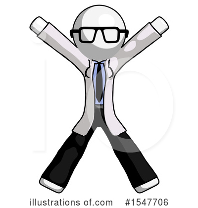 Royalty-Free (RF) White Design Mascot Clipart Illustration by Leo Blanchette - Stock Sample #1547706