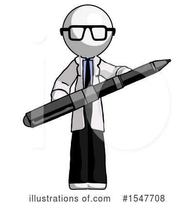 Royalty-Free (RF) White Design Mascot Clipart Illustration by Leo Blanchette - Stock Sample #1547708