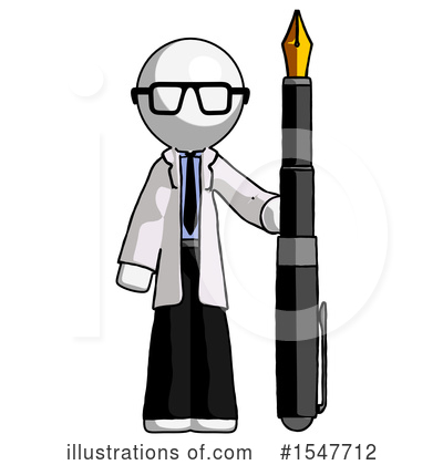 Royalty-Free (RF) White Design Mascot Clipart Illustration by Leo Blanchette - Stock Sample #1547712