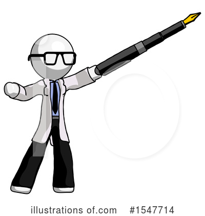 Royalty-Free (RF) White Design Mascot Clipart Illustration by Leo Blanchette - Stock Sample #1547714