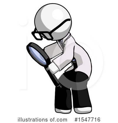 Royalty-Free (RF) White Design Mascot Clipart Illustration by Leo Blanchette - Stock Sample #1547716