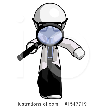 Royalty-Free (RF) White Design Mascot Clipart Illustration by Leo Blanchette - Stock Sample #1547719